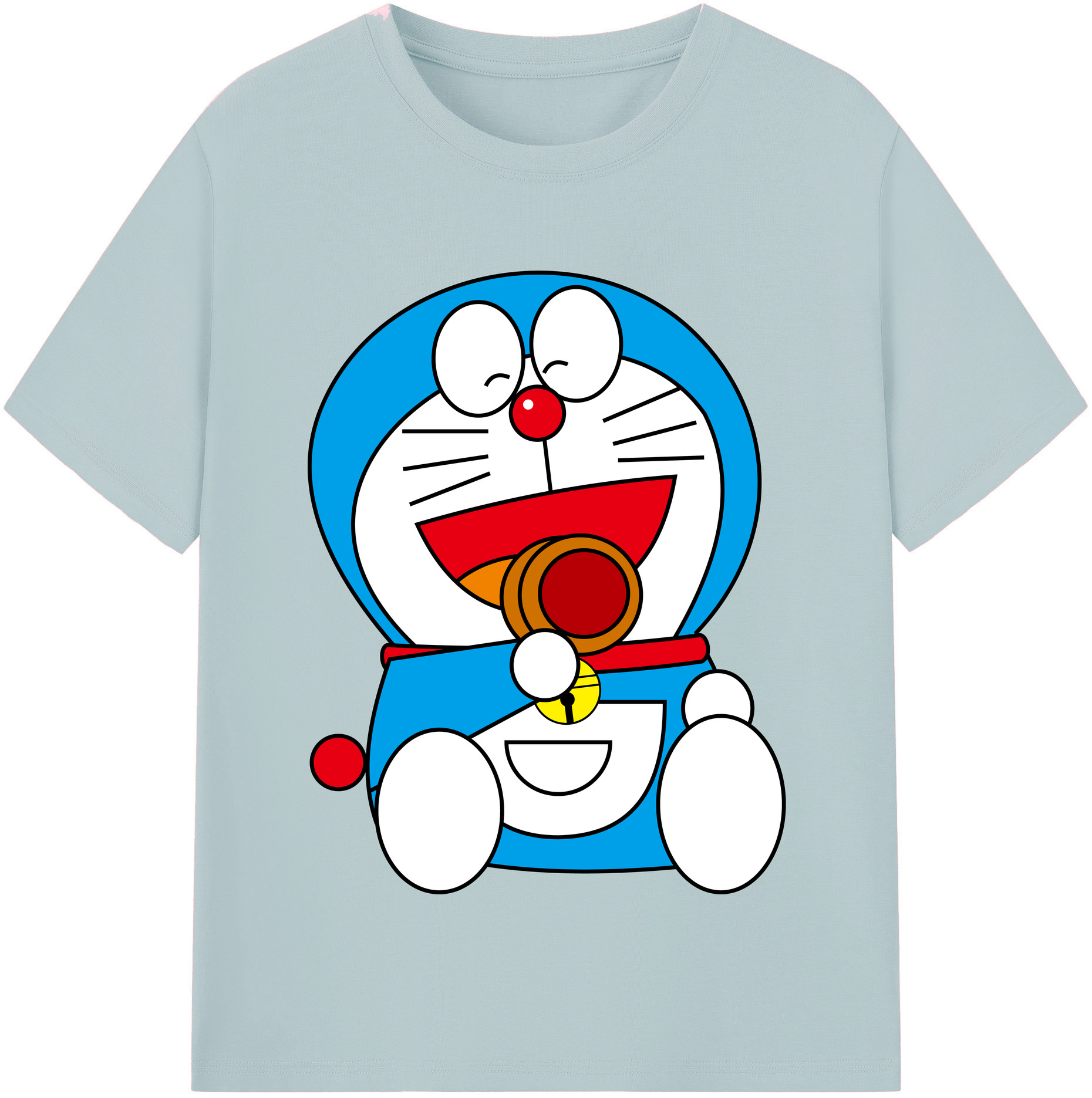 （画像用） ドラえもん Doraemon 綿100％半袖Tシャツ（フロントプリント）